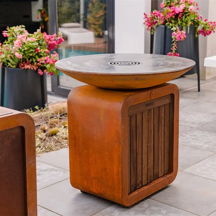 Cortenstaal buitenkeuken Seare Piezo