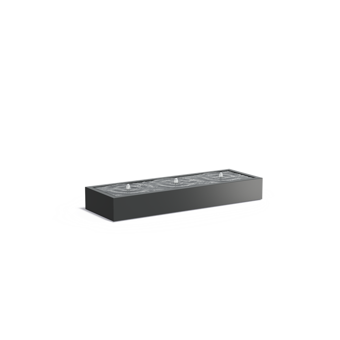Adezz aluminium watertafel 5 fontein AB4