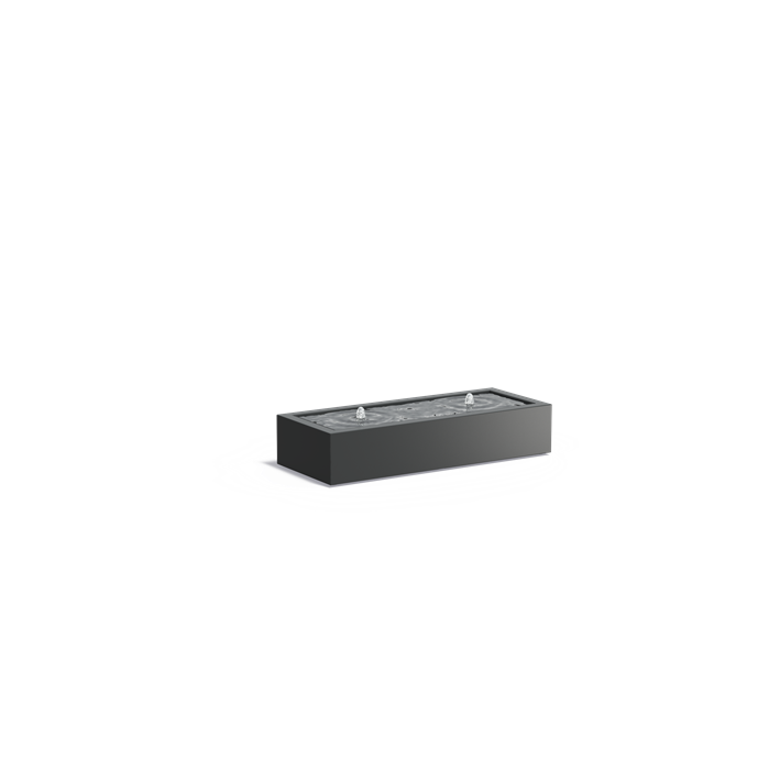 Adezz aluminium watertafel 2 fontein AB5