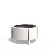 Botan aluminium planter met poten ABN1