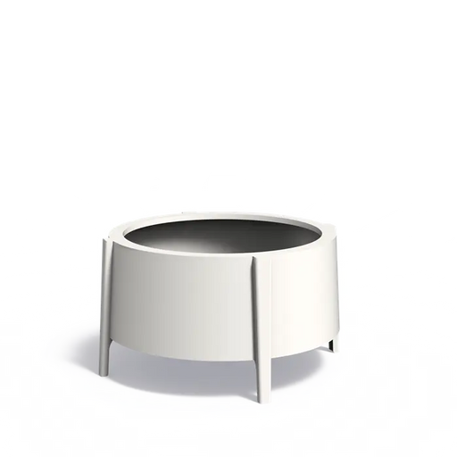 Botan aluminium planter met poten ABN1