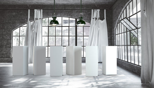 Adezz aluminium sokkel wit