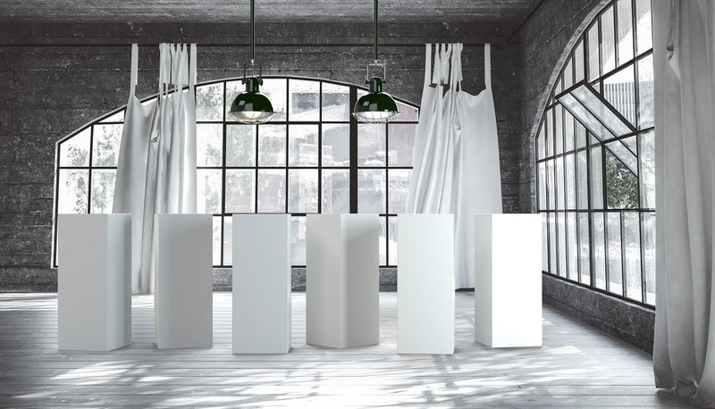 Adezz aluminium sokkel wit