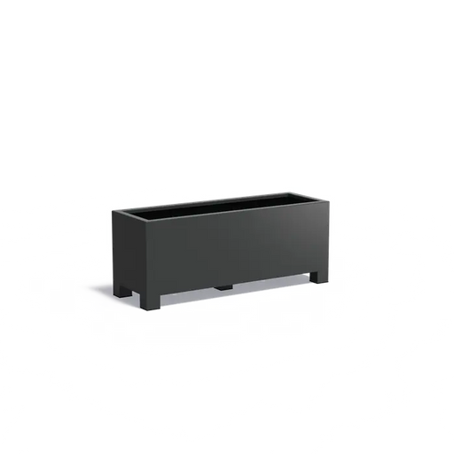 Aluminium plantenbak met poten AFP22.1