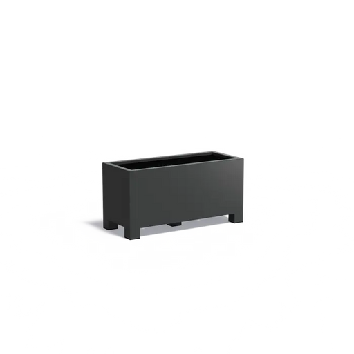 Aluminium plantenbak met poten AFP22.2