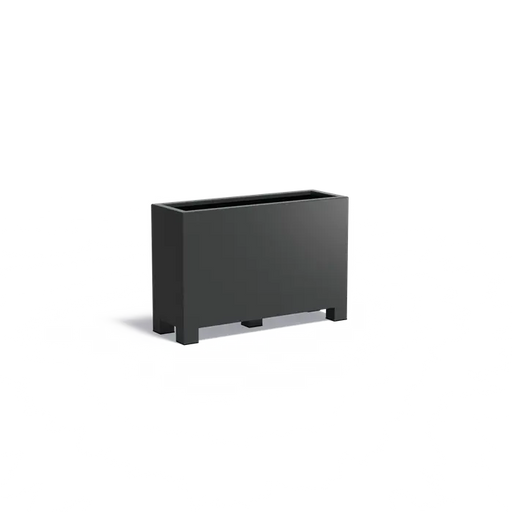 Aluminium plantenbak met poten AFP24.2