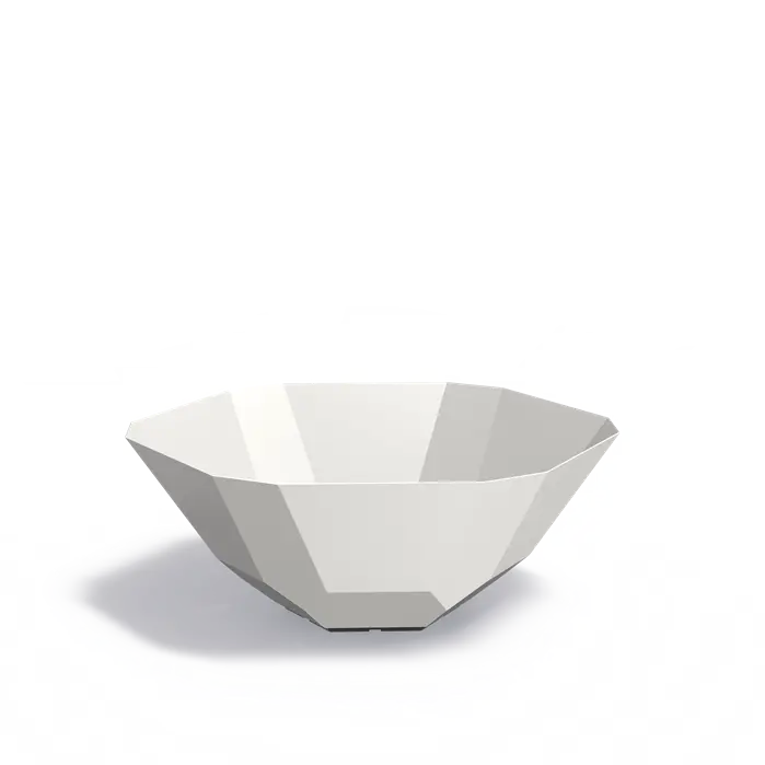 Aluminium planter Facet AFT1