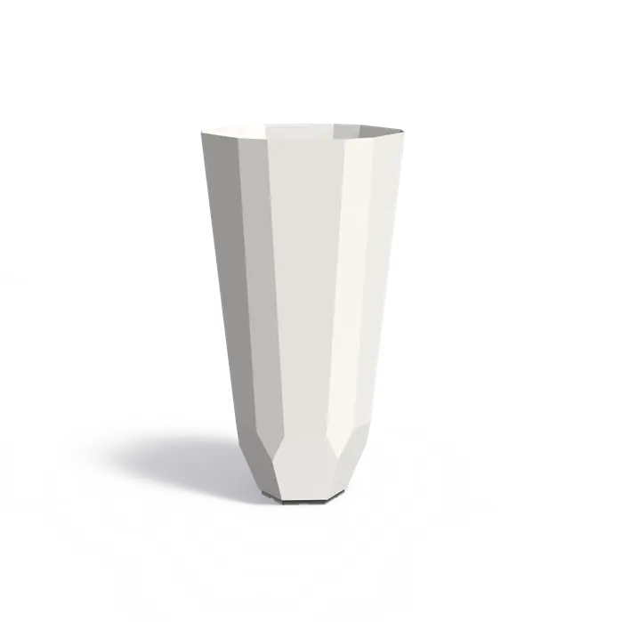 Aluminium planter Facet AFT5