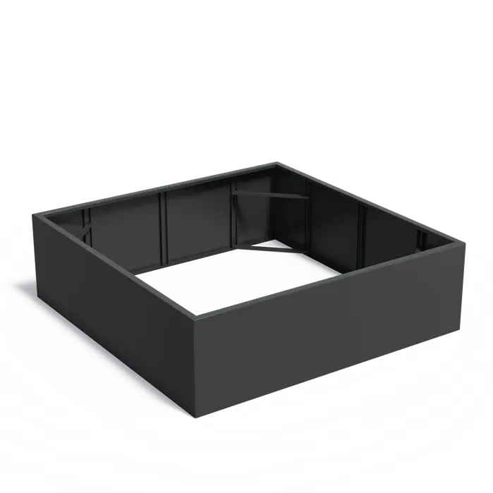 Aluminium plantenbak zonder bodem AFW1.2