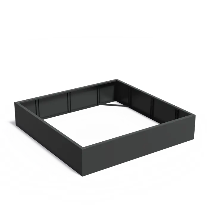 Aluminium plantenbak zonder bodem AFW1.3