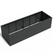 Aluminium plantenbak zonder bodem AFW18