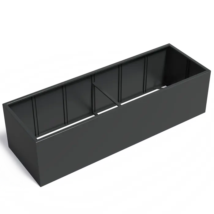 Aluminium plantenbak zonder bodem AFW18