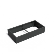 Aluminium plantenbak zonder bodem AFW20.2