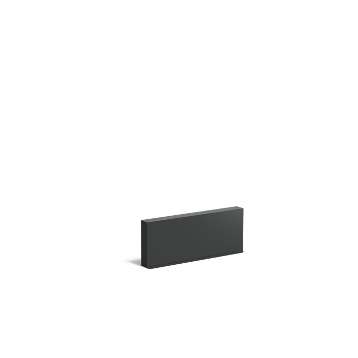 Aluminium tuinmuur AW4.4