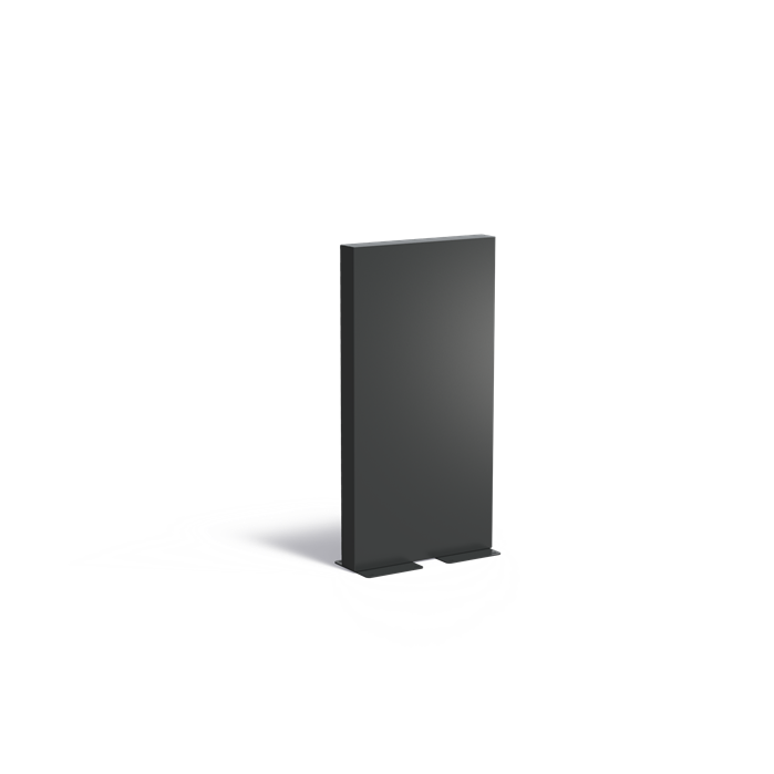 Aluminium tuinmuur AW5.02