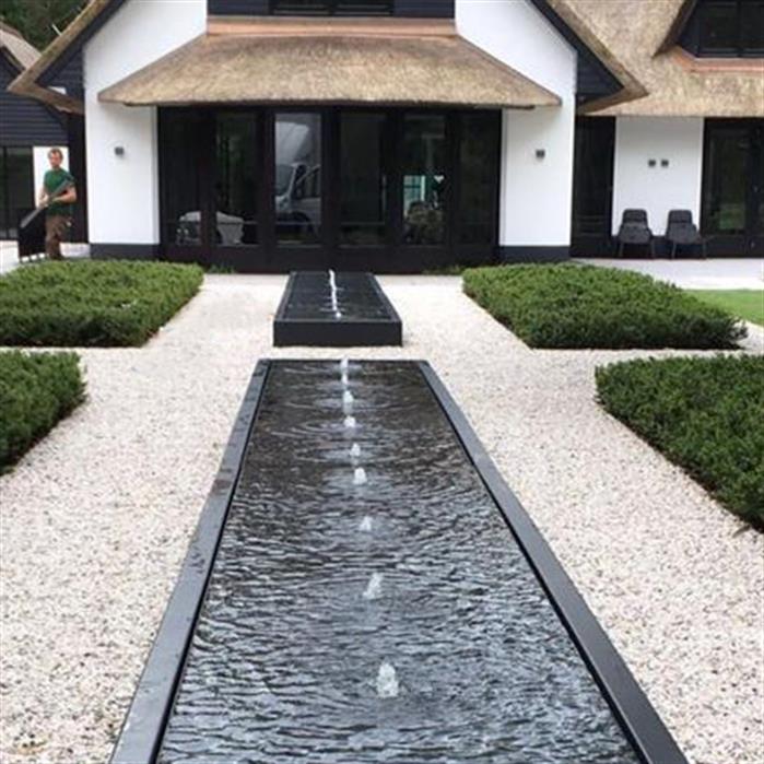 Adezz aluminium watertafel rechthoek