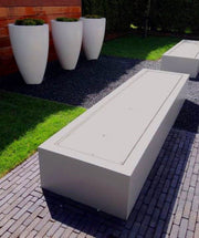 Adezz watertafel aluminium wit