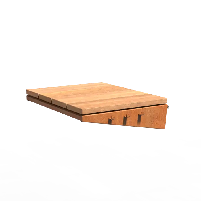 Werkblad verlengstuk hout