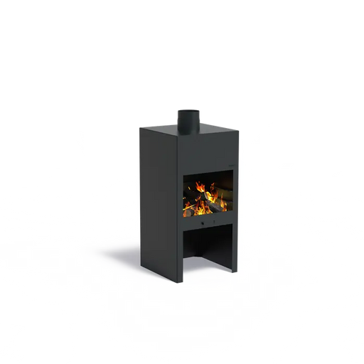 STIG buitenhaard zwart