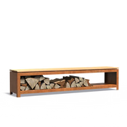 LOGG seat met zitting corten BHS2H