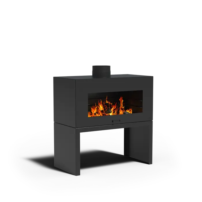 Enok buitenhaard zwart BK2GA