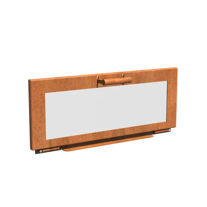 Enok deur cortenstaal