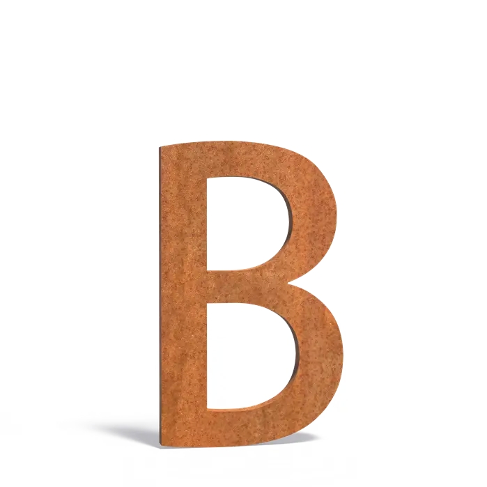 cortenstaal letter B