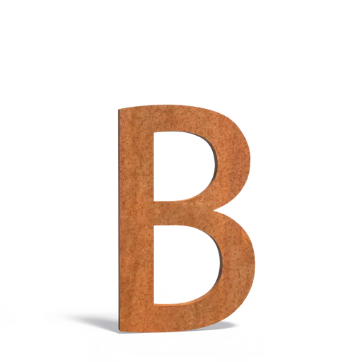 cortenstaal letter B