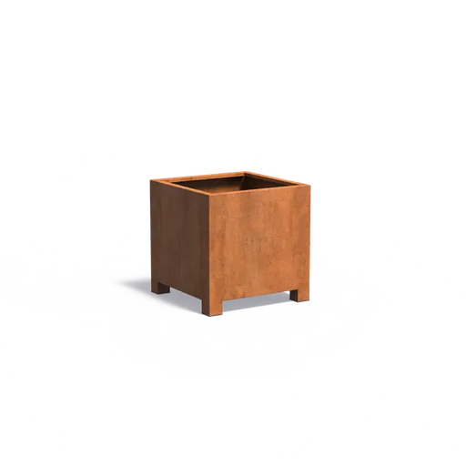 Carrez plantenbak corten met poten CAP6.1