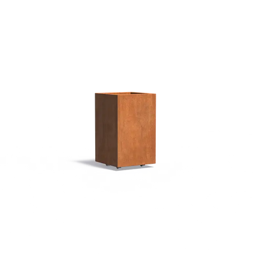 Carrez corten plantenbak met wielen CAWL9.1