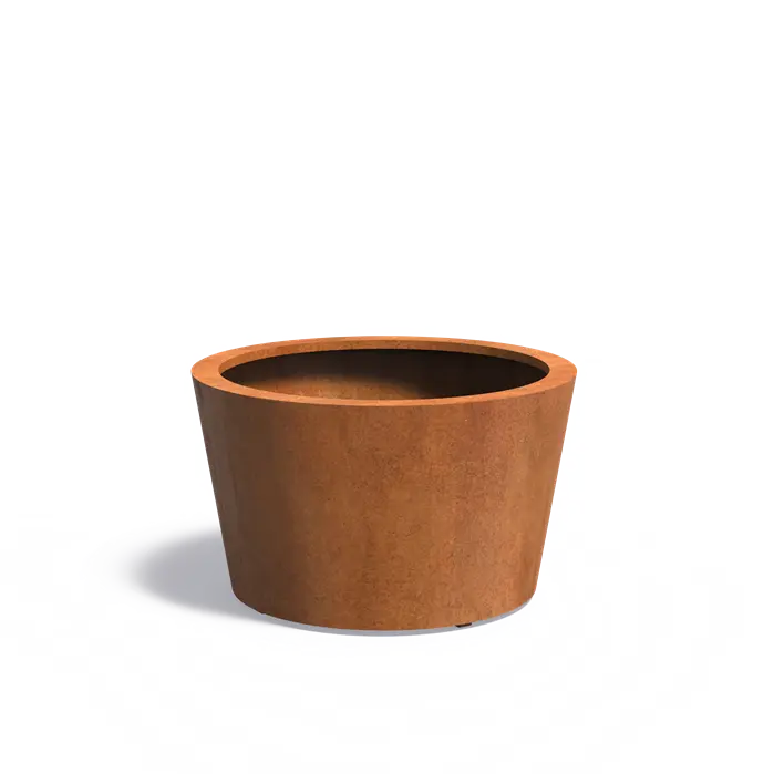 Conic planter corten CC5.2