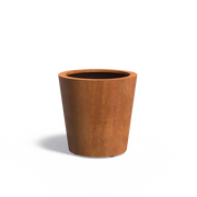 Conic planter corten CC6.1