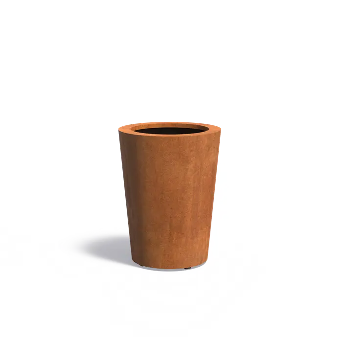 Conic planter corten CC8.1