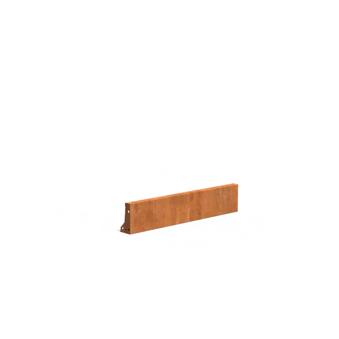 Corten keerwand recht CRS.200.1000