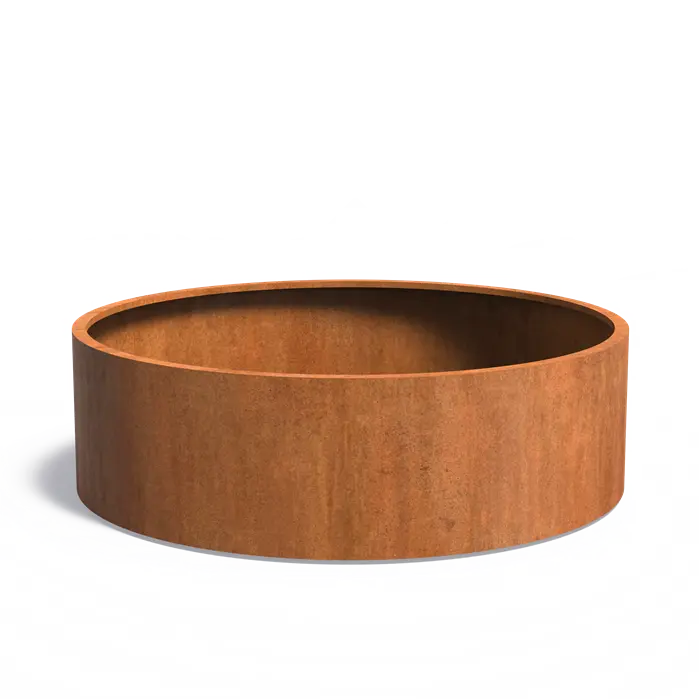 Corten plantenbak rond CT1.2