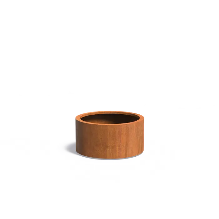 Corten plantenbak rond CT6.3