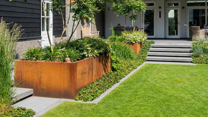 Corten plantenbak zonder bodem CARREZ
