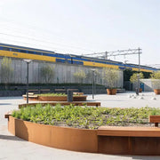 corten keerwand 40 cm hoog