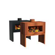 Enok zwart en corten