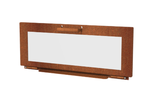 Enok deur cortenstaal