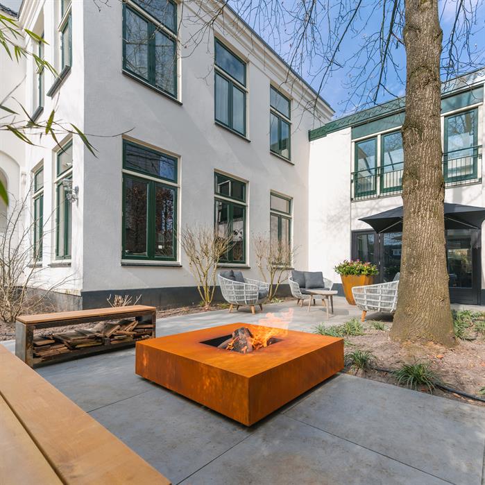 Sfeer Forno cortenstaal vuurtafel vierkant