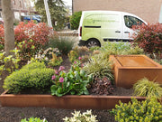 Corten keerwand groenconcepten