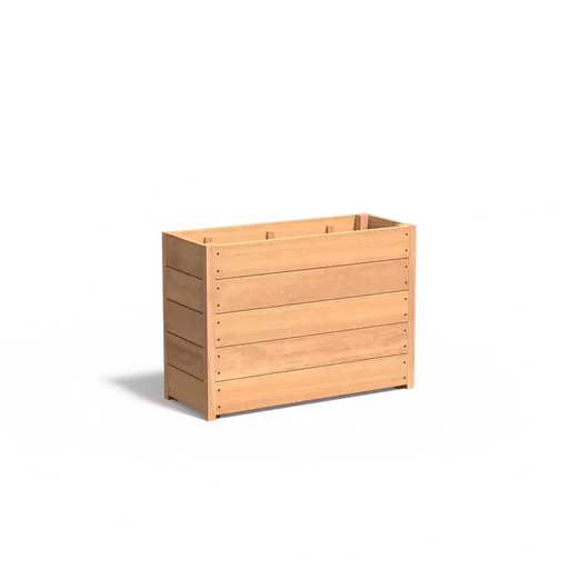 Hardhouten plantenbak CARREZ HS24.3