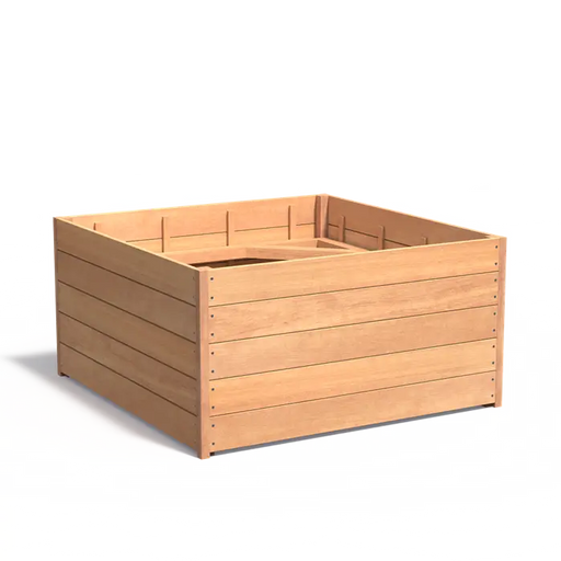 Hardhouten plantenbak Carrez HS3