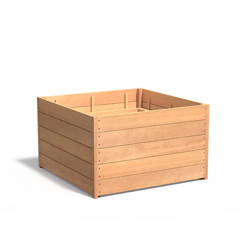 Hardhouten plantenbak Carrez HS4.1