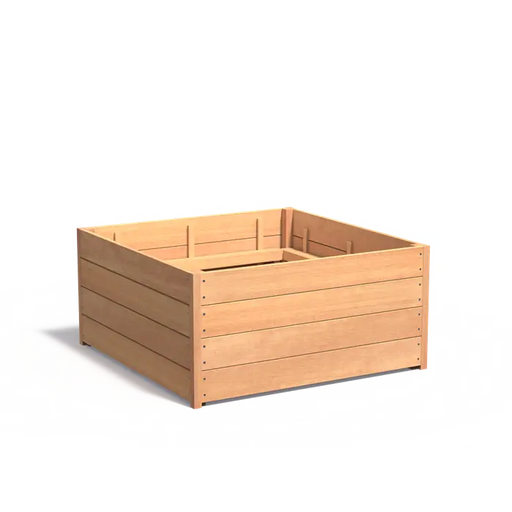 Hardhouten plantenbak Carrez HS4.2