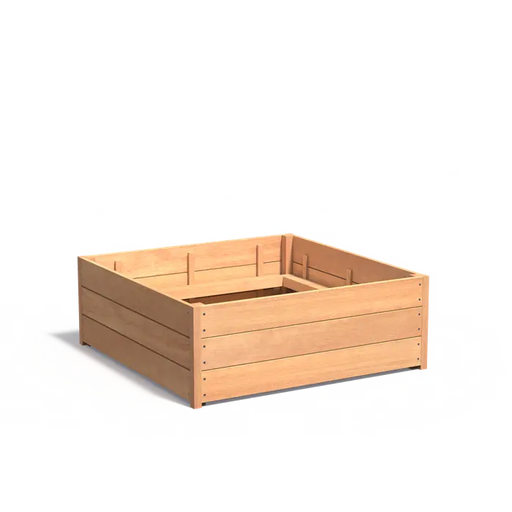 Hardhouten plantenbak Carrez HS4.3