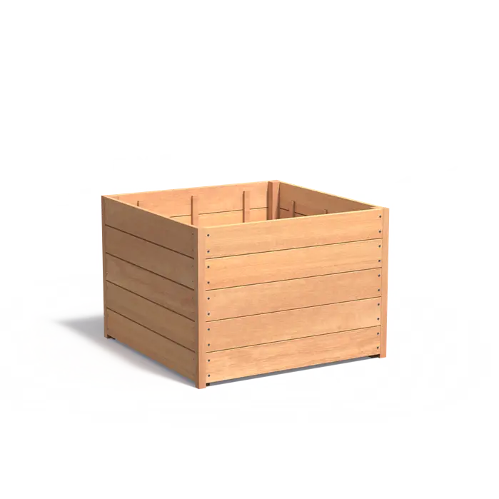 Hardhouten plantenbak Carrez HS5.1