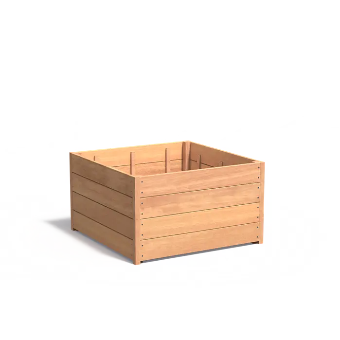 Hardhouten plantenbak Carrez HS5.2