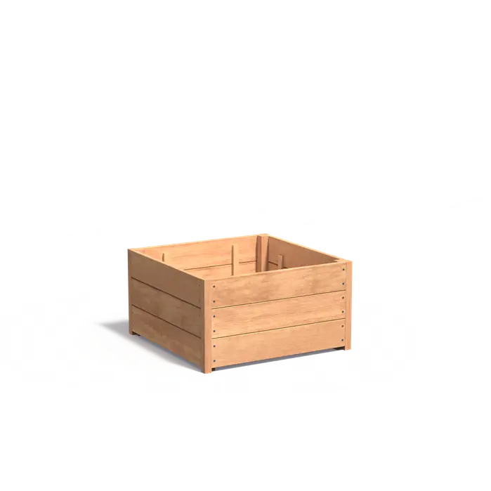 Hardhouten plantenbak Carrez HS6.3